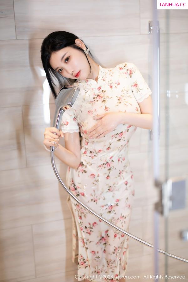 杨晨晨 sugar小甜心CC [XiuRen]高清写真图 2023.09.08 No.7363 杨晨晨Yome 旗袍美腿第52张图片
